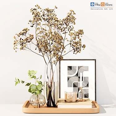 Luxury Decorative Set for Renders 3D model image 1 