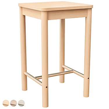 Birch Bar Table 29.5" IKEA 3D model image 1 