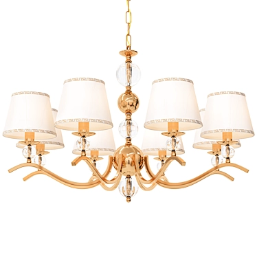 Elegant Eurosvet Sortino Chandelier 3D model image 1 