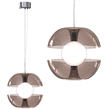 Sleek Rebel Pendant Lamp 3D model image 1 