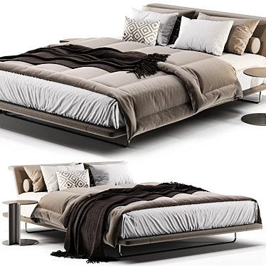 Italian Siena Bed: 3D Model 3D model image 1 