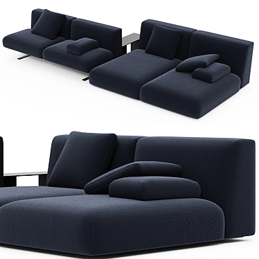 Stylish, Versatile Sofa N1 3D model image 1 