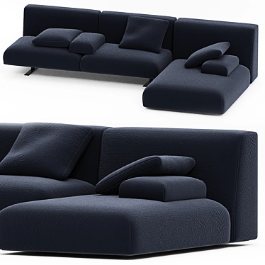 Versatile Paola Lenti Modular Sofa 3D model image 1 