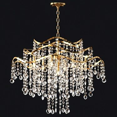 Elegant ISABEL Chandelier 3D model image 1 