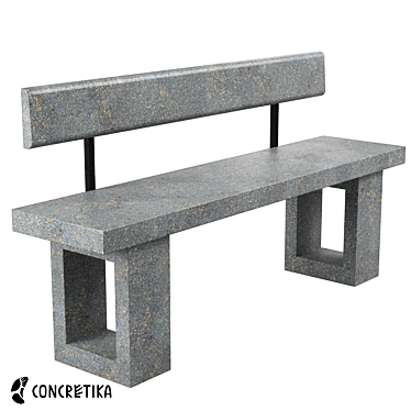 Bench Concretika SKM 150 with backrest Free