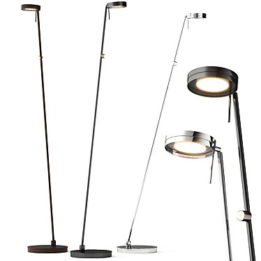 George Kovacs Modern Floor Lamp 3D model image 1 