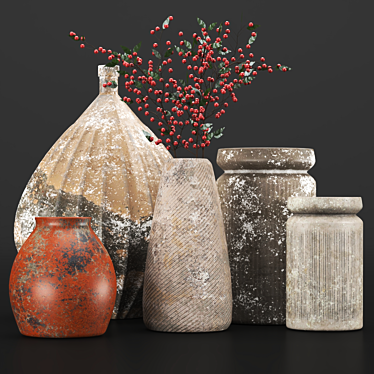 Rustic concrete vase vol2