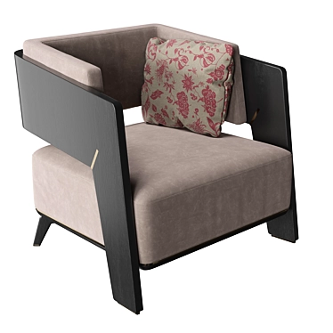 Glamorous Roman-inspired Armchair: Luxxu Galea 3D model image 1 