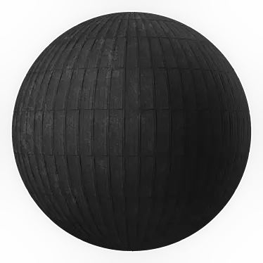 Seamless Cement Roofing Tiles 4k 3D model image 1 