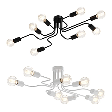 Color-changing Chandelier VITALUCE Amigo 3D model image 1 