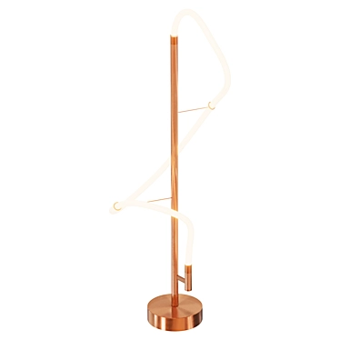 LED Floor Lamp Knot Light 3D model image 1 