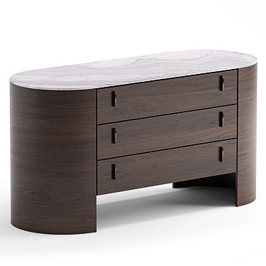 Modern CHARLIE Side Table 3D model image 1 