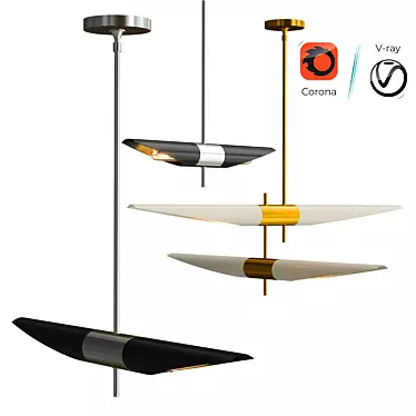 MARECHEN Design Lamp Collection 3D model image 1 