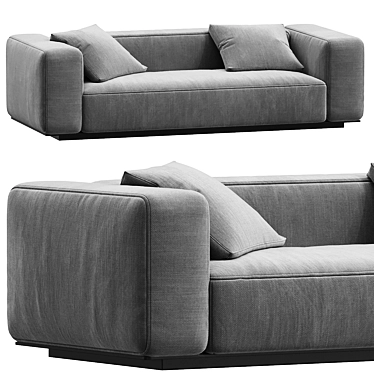 Luxurious Flexform Grandemare Sofa 3D model image 1 