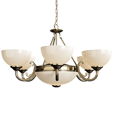 Elegant Windsor Pendant Light 3D model image 1 