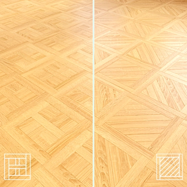 Premium Wood Flooring 3D Model 3D model image 1 