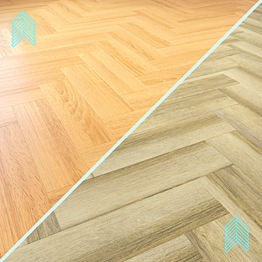 Modular Wood Flooring Model 3D model image 1 