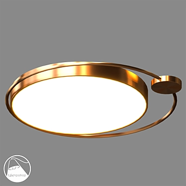 Shima Ceiling Lamp Trio 3D model image 1 