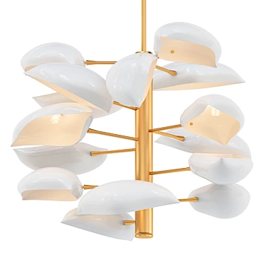  Sleek Lapa Pendant Light 3D model image 1 