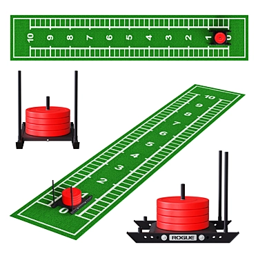 Gym Sports Flooring - Grass Track and Sled