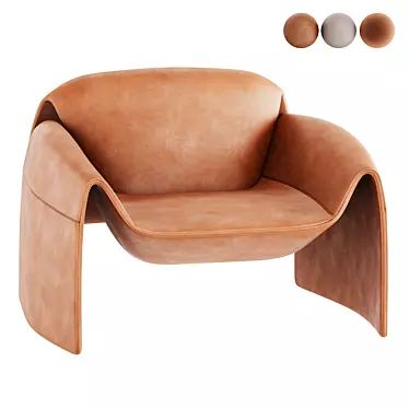 Elegant Le Club Armchair for Quick Delivery 3D model image 1 