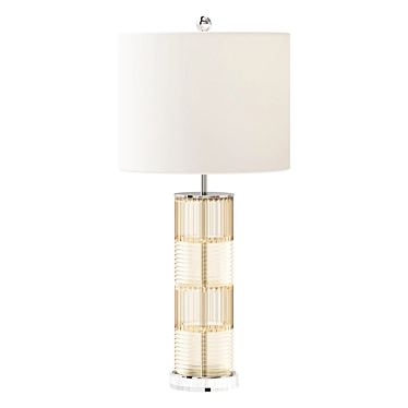 Genevieve Champagne Glass LED Lamp 3D model image 1 