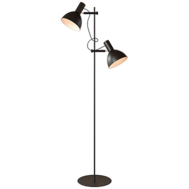 Baltimore Floor Lamp with Two Lights 3D model image 1 