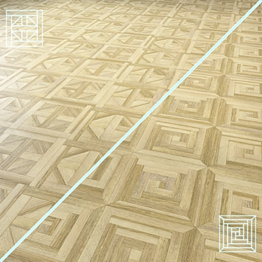 Modular Wood Flooring 3D Model 3D model image 1 