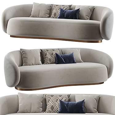 Elegant Eichholtz Amore Sofa 3D model image 1 