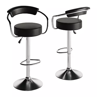 Orion Hi-Tech Bar Stool 3D model image 1 