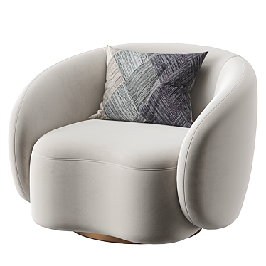 Amore Modern Swivel Chair 3D Model 3D model image 1 