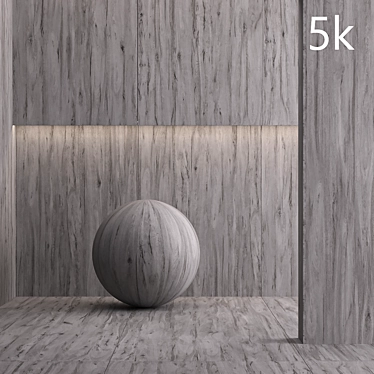 5K Textured Wood Panel Set 3D model image 1 