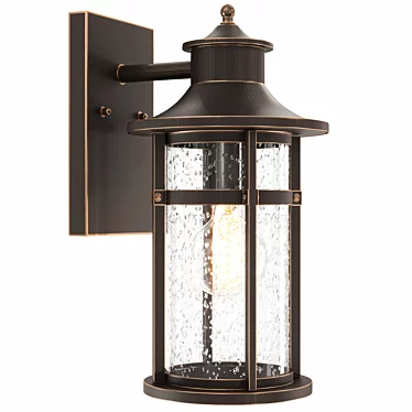 Highland RidgHe Bronze and Gold Outdoor Wall Light