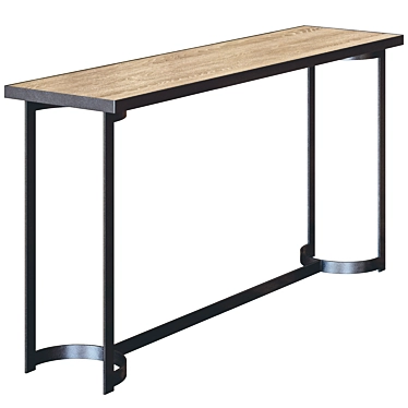 Modern Basuto Console Table 3D model image 1 