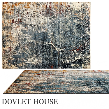 Dovlet House Wool Silk Carpet 3D model image 1 