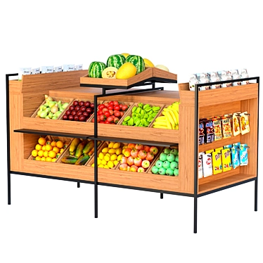 Fruit & Produce Display 3D Models 3D model image 1 