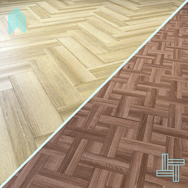 Wood Flooring 3D Model 3D model image 1 