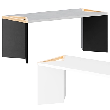 Minimalist Y-TABLE by Furniture 3D model image 1 