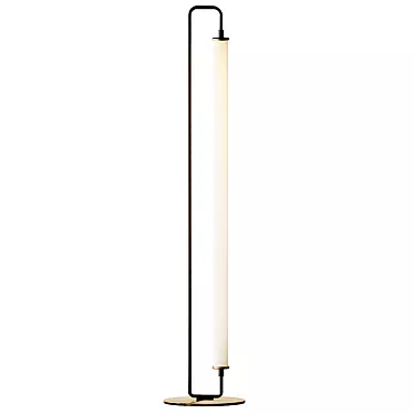  Modern Metal LED Floor Lamp 3D model image 1 