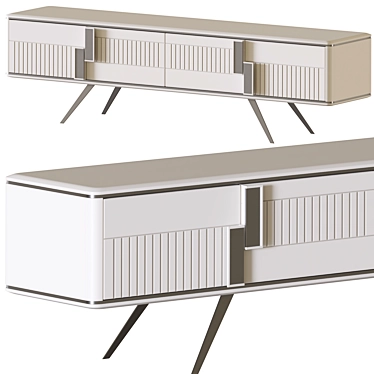 Sleek Modern Pablo TV Unit 3D model image 1 