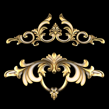 Elegant 3D Ornament Design Kit 3D model image 1 