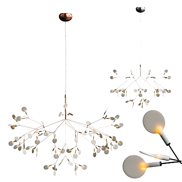  Heracleum III Pendant Light Fixture 3D model image 1 