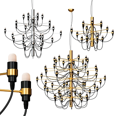 Modern Chandelier Flos Collection 3D model image 1 