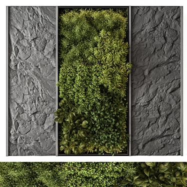 Greenery Wall Art Deco 60 3D model image 1 