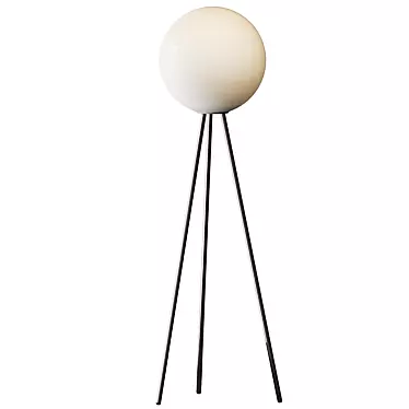 Daniela Puppa Floor Lamp - Sophisticated Elegance 3D model image 1 