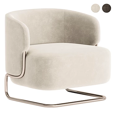 Modern Marabu Armchair Design 3D model image 1 