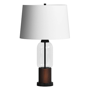 Bronze 3-Way Pine Table Lamp 3D model image 1 