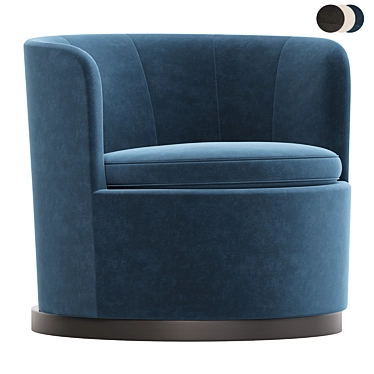 Modern Design Flexform ADELE Armchair 3D model image 1 