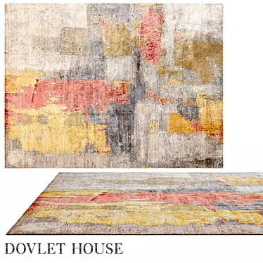 Dazzle Silk Art Carpet 15858 3D model image 1 