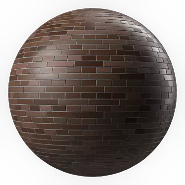 Brick Wall PBR Seamless Texture 3D model image 1 